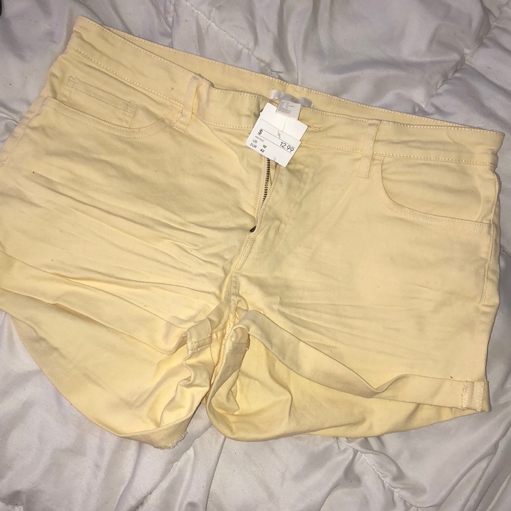 Yellow shorts